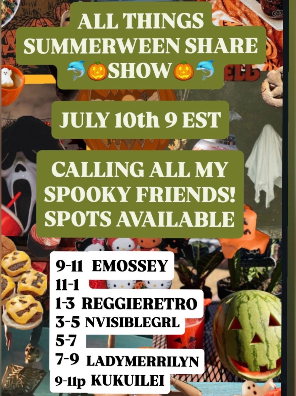 HAPPY SUMMERWEEN!